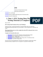 SAP BW - ETL Testing Data Warehouse Testing Tutorial (A Complete Guide)