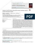 Analysis of The OV System Sizing and Economic Feasibility