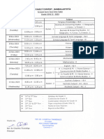 Grade 10 & 11 - Second Term Test Time Table - 2023