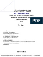 Evaluation Process Mervat