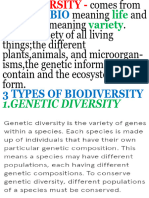 Biodiversity