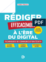 Rédiger Efficacement À Lère Du Digital (Wauters Frédéric) - 1