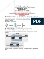 Transformer-Construction-Basic Principle of Operation-Emf Equation-Classification