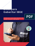 E Book Dicas para Gabaritar Ibge