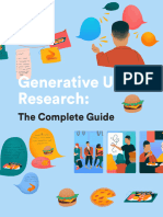 Generative UX Research - The Complete Guide