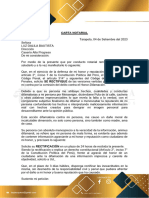 Carta Notarial