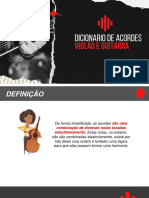 Dicionario de Acorde Violão