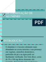 Determinação de Alumínio - Slides