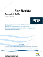 Risk Register Template