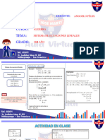 1ero - Semana 3 - Sistemas de Ecuaciones Lineales