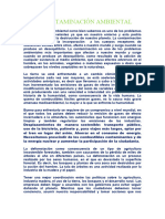 La Contaminación Ambiental