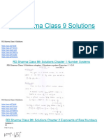 RD Sharma Class 9 Solutions