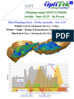 Mine Planning Training