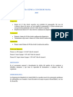 Desarrollo Guía Clínica Cáncer de Mama.