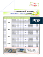 Kobelco Excavator Cyl Repair Kit SK60 SK450 K903 K916 Series