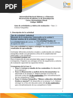 Guía de Actividades y Rúbrica de Evaluación - Unidad 2 - Fase 2 - Crónica Fotográfica