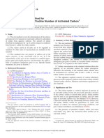 Determination of Iodine Number of Activated Carbon: Standard Test Method For