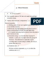 JEE Main 2023-24 Revision Notes On P-Block Elements - Free PDF Download