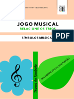 Simbolos Musicais Jogo de Memoria em TRIOS