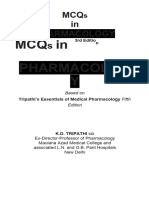 KD Tripathi - MCQs in Pharmacology