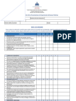 Rubrica - Evaluacion-Experiencia - Nivel Secundario