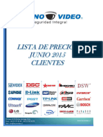 Listas de Precio Tecnovideo Junio 2015