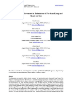 Analysis of Arm Movement in Badminton of Forehandlong and Short Service