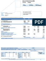 Bulletin de Salaire Aout Gimenez