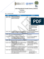 ESP Agenda Taller Hemisférico Sobre Seguridad de Grandes Eventos y Destinos Turísticos