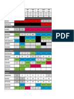 Horaire 29 Octobre Au 4 Novembre 2023