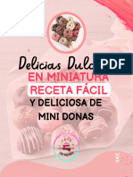 Receta Mini Donas