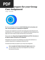 How To Prepare For Your Group Case Assignment: 4 Steps - 20 Minutes