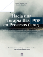 Hacia Una Terapia Basada en Procesos (TBP) - Hayes