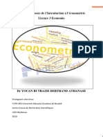 Cours Introduction À L'econométrie