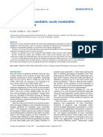 Management of Paediatric Acute Mastoiditis Systematic Review