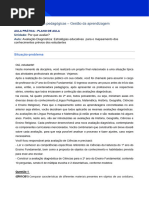 Disciplina: Práticas Pedagógicas - Gestão Da Aprendizagem