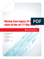 Moving From Legacy 24 GHZ To State-Of-The-Art 77 GHZ Radar