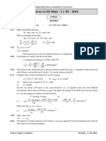 JEE Main - 3 - JEE 2024 - Solutions