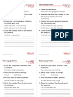 Conjunctions - And, But + Shades of Meaning - Intensity - Activity - Sheets