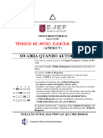 Tecnico de Apoio Judicial