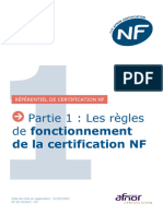 Referentiel NF000 - P1 - Règles de Fonctionnement - AFNOR Certification - Rev03 - FR