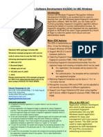 SDK Windows Brochure