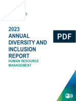 Annual Diversity Inclusion Report