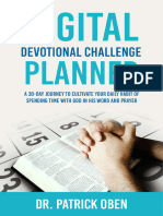 Digital Devotional Challenge Planner - Dr. Patrick Oben