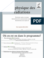 Diapo Tut'Rentrée - UE3 Biophysique - Cours N°1