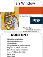 Johari Window: Click To Edit Master Subtitle Style