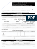 Formulario para Actualizacion de Datos