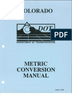 Cdot Metric Conversion Manual