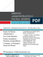 Direito Administrativo I