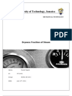 Dryness Fraction of Steam Lab
